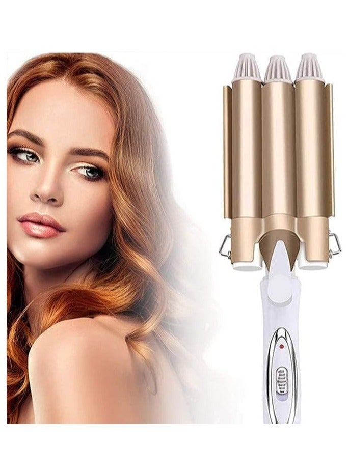 ELTRAZONE Professional Hair Tools Curling Iron Ceramic Triple Barrel Hair Styler Hair Waver Styling Tools Hair Curlers Electric Curling - Image 3