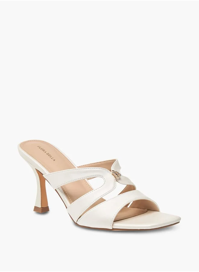 فلورا بيلا من شو إكسبرس Women Flared Strap Sandals With Slip On Closure