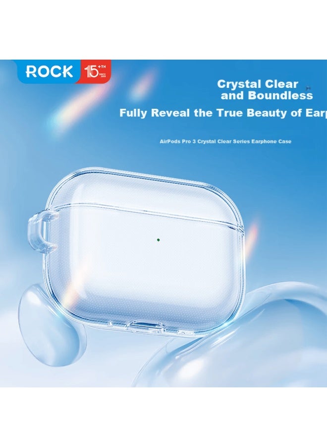 Rock Airpods Pro 3 Case Silicone Full-cover Soft Protective Shell Dustproof Shockproof For Apple Airpods Pro 3rd Gen Pink - Image 3