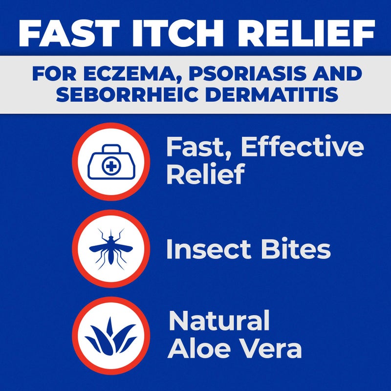 Globe (4 Pack) Hydrocortisone Maximum Strength Anti-Itch Cream 1% w/Aloe, Intensive Formula for Redness, Rash, Bug  Mosquito Bites, Eczema, Hemorrhoids, Sensitive Skin, Instant Itch Relief,1 oz Tube - Image 2