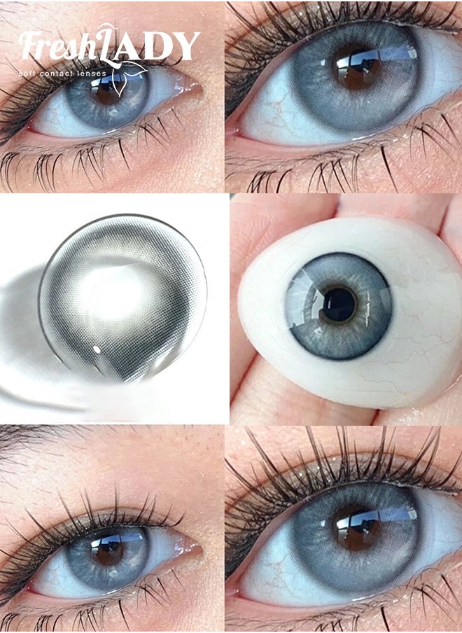 FreshLady Freshlady Godness Veil Hera 14.20mm Colored Contact Lenses 1 Year Disposable for Daily Wear  - Image 4