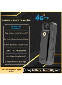 Generic Law Enforcement Recorder Recording Pen With Video Recording DV Recording Function All-in-one Machine Anti-shake Recording Pen HD Sports Camera-Body Color:F9-4g Powerful Edition 128g  Black - Official Standard  - Image 1