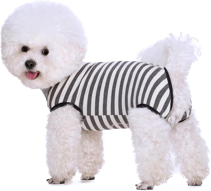 Coppthinktu Dog Surgery Recovery Suit for Dogs Cat Dog Onesie, Dog Recovery Suit Female for Small Medium, Pet Surgical Neuter Post-Surgery Suit E-Collar Alternative Anti Licking Abdominal Wounds - Image 1