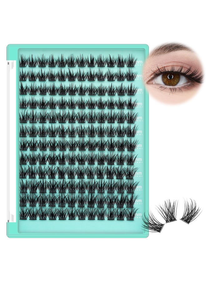 Bodermincer Eyelashes Clusters 101214mm Mixed121416mm Mixed141618mm Mixed161820mm Mixed Nature D Curl False Lashes Cluster Eyelashes 161820mm Mixed - Image 2
