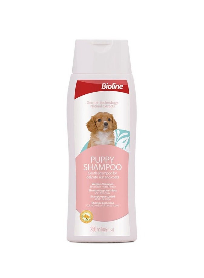 Bioline Puppy Shampoo- Gentle Shampoo for Delicate side skin and coats- 250ml - Image 1
