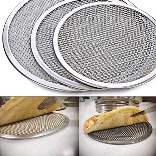 THW Aluminium Baking Pizza Screen - Size (6",8",10",12") - Image 5