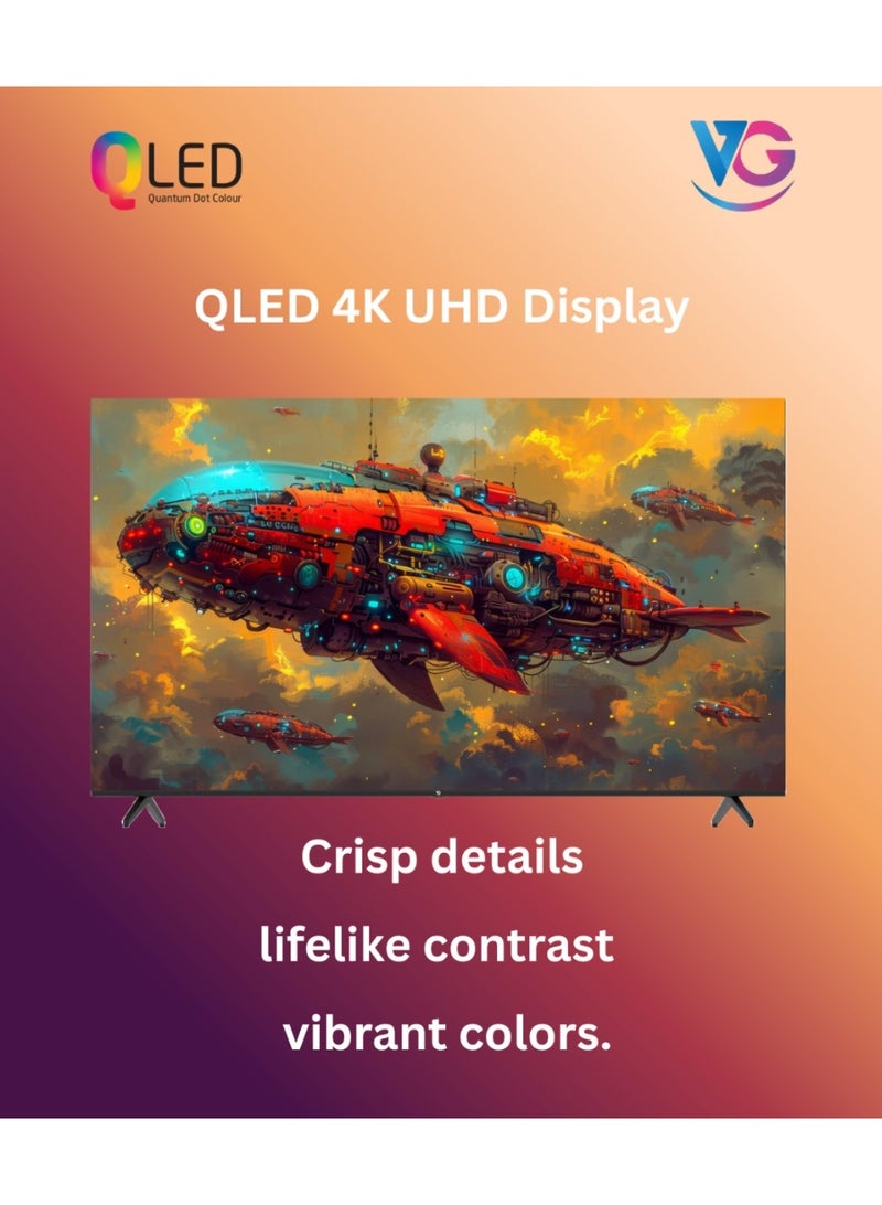 في جيه تلفزيون ذكي QLED 4K UHD مقاس 85 بوصة | WebOS Hub، لوحة A+، صوت Dolby، جهاز تحكم Magic Remote، Apple AirPlay، واي فاي، بلوتوث، YouTube، Netflix، Prime Video، شاهد – (VGQLED85WOU 2025) - Image 2