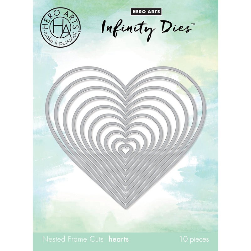 Hero Arts Hero Arts DI334 Infinity Dies, Nesting Hearts Infinity  - Image 2