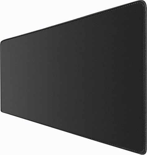 JOCYRN Large Gaming Mouse Pad 315 x157 Large Extended Desk Mat with Superior MicroWeave Cloth Water Resist Keyboard Mousepad with NonSlip Base Laptop Desk Pad for Office Home Gaming Black - Image 1