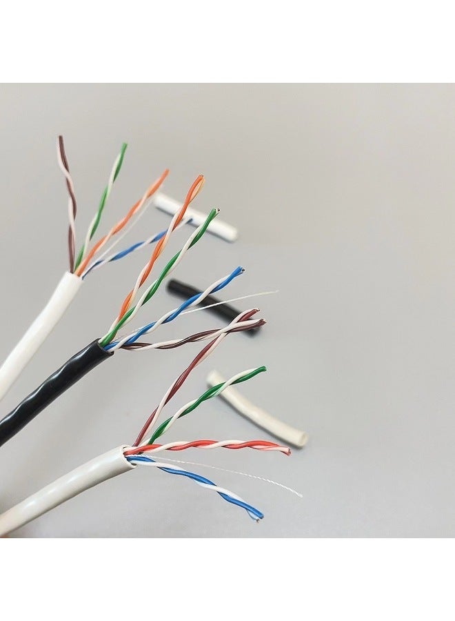 Network Cable Home Category 6 Gigabit With Crystal Head RJ45 Connector Broadband Network Cable 1/5/10/15/20/ 100m-Color:Blue-Cord Length:50m  - Image 3