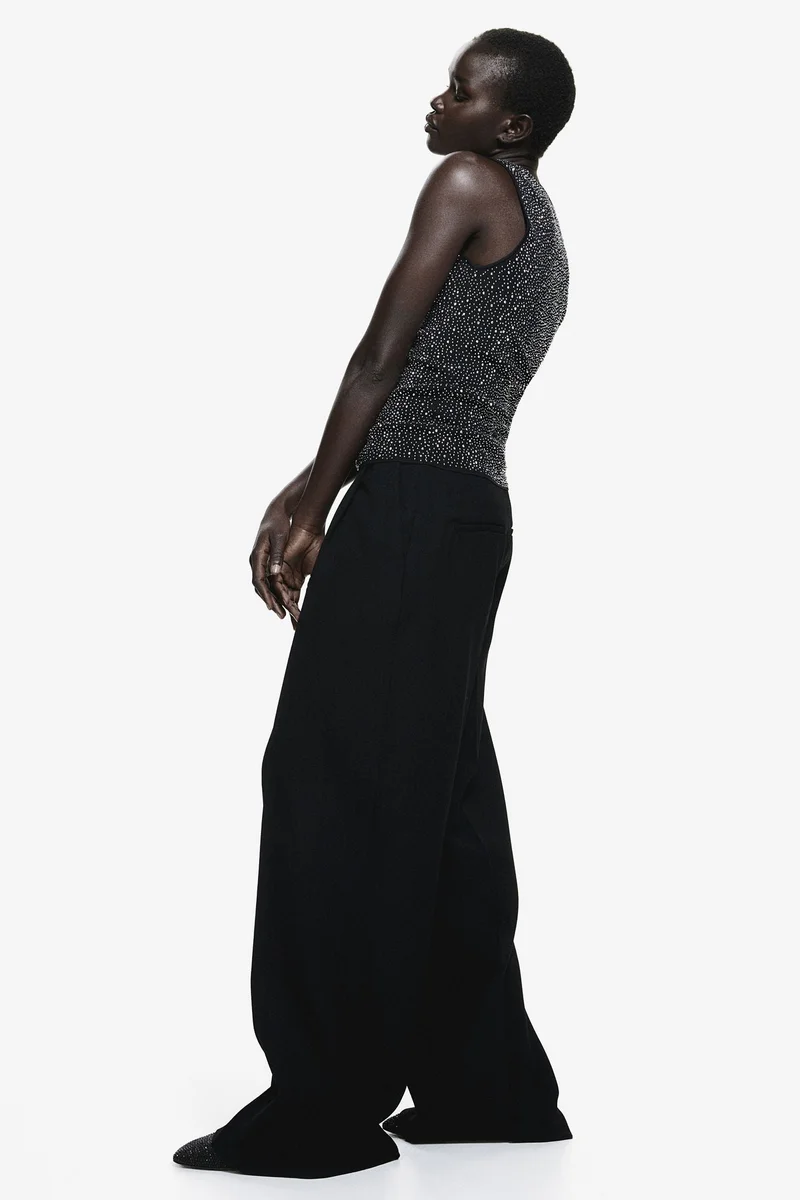 اتش اند ام Tailored Wool-Blend Trousers