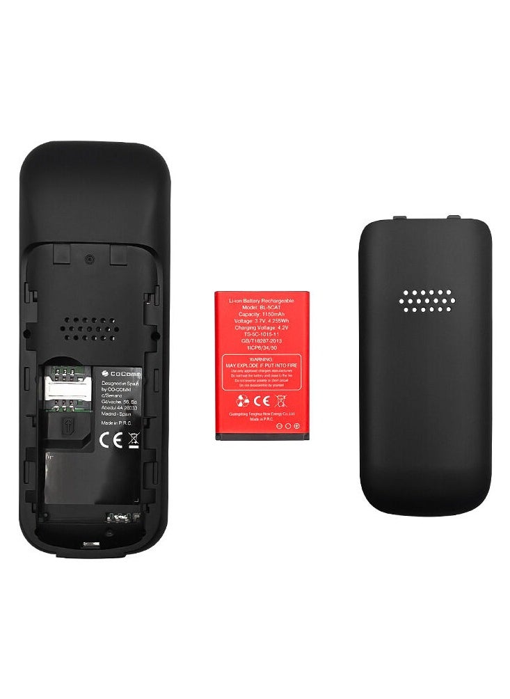Generic - Cordless Phone Desktop Telephone GSM 850/900/1800/1900MHz,Dual SIM Card ,Fixed Wireless Phone with Antenna, Radio, Alarm Clock Function Colorful Screen , Ideal for Home, Office, Call Center, Hotel - Image 1