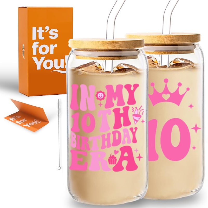 wtisan 10th Birthday Gifts for Girls: Double Digits Birthday Girl Crew, 10 Year Old Birthday Gift Set - Image 1