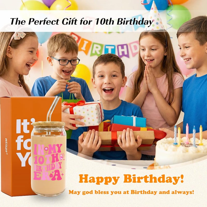 wtisan 10th Birthday Gifts for Girls: Double Digits Birthday Girl Crew, 10 Year Old Birthday Gift Set - Image 4