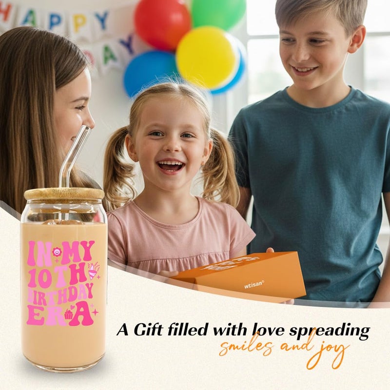 wtisan 10th Birthday Gifts for Girls: Double Digits Birthday Girl Crew, 10 Year Old Birthday Gift Set - Image 2