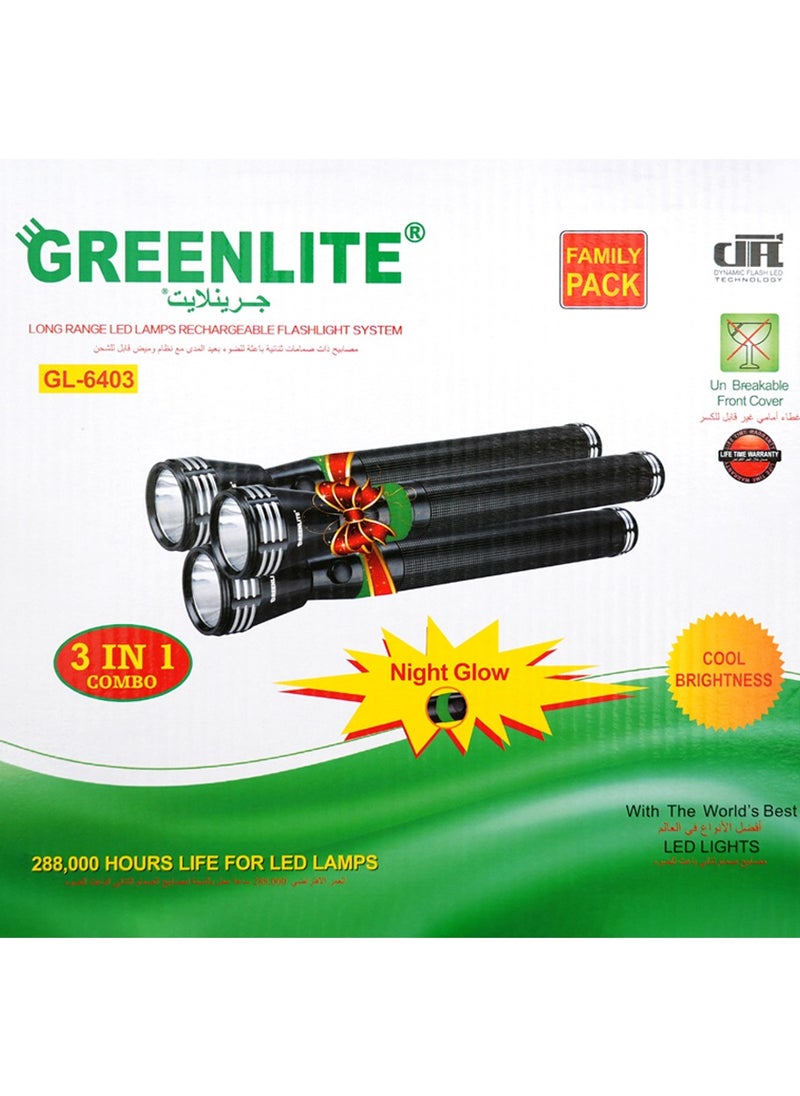 GreenLight GREENLITE RECHARGEABLE FLASHLIGHT SYSTEM 3 IN 1 COMBO  - Image 3