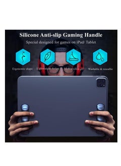 ECVV ECVV Mobile PUBG Game Controller For Ipad Tablet, Six Finger Gamepad Joystick Continuous Click, Sensitive Shoot Aim Grip Trigger Switches Joystick  - Image 2