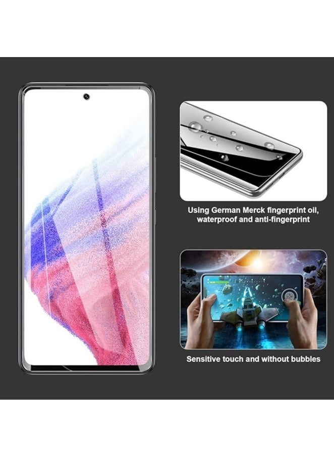 general 3-Pack Tempered Glass Screen Protector for Samsung Galaxy A53 5G with 3-Piece Rear Camera, 0.33mm 9H Hardness, Scratch Resistant, Ultra HD Screen Protector - Image 5