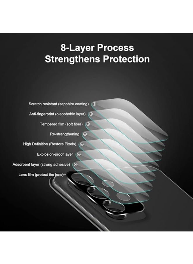 general 3-Pack Tempered Glass Screen Protector for Samsung Galaxy A53 5G with 3-Piece Rear Camera, 0.33mm 9H Hardness, Scratch Resistant, Ultra HD Screen Protector - Image 3