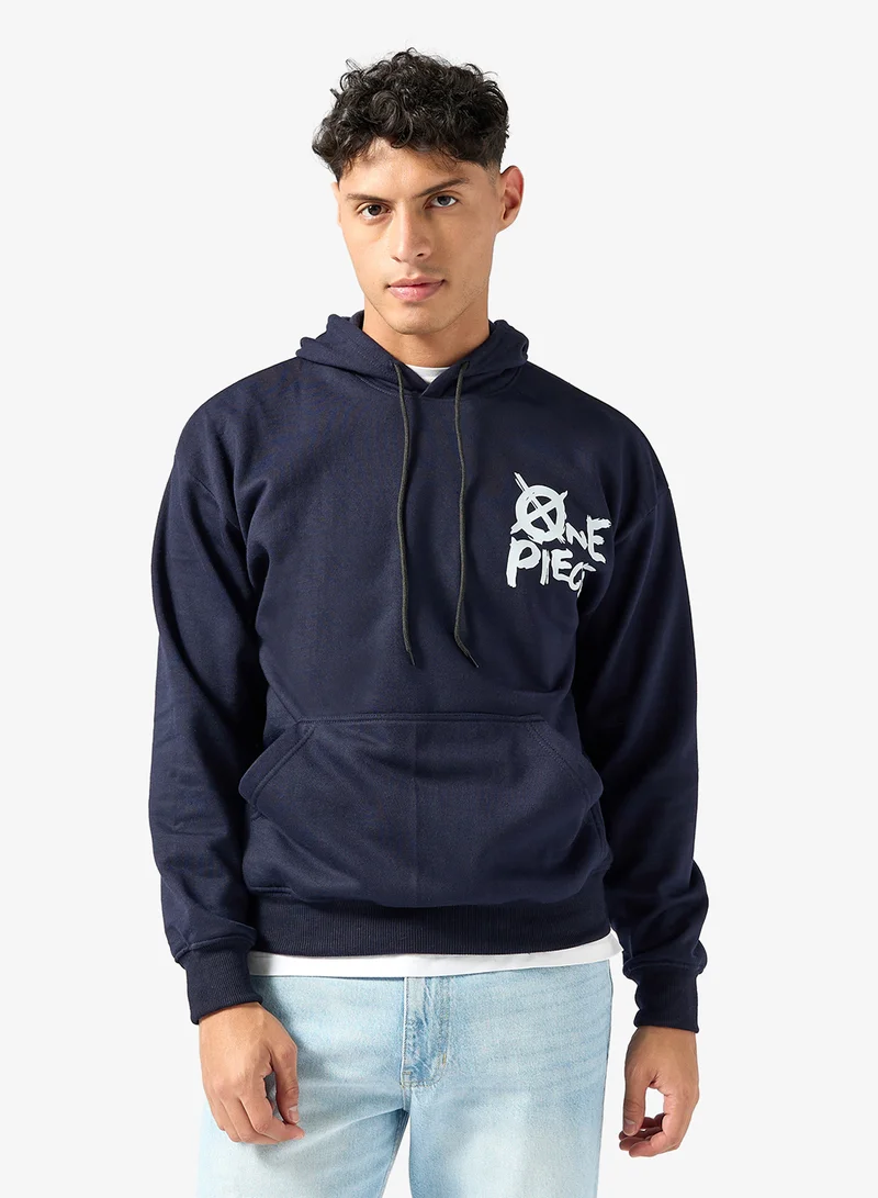 Seventy Five Basics Graphic Print Hoodie