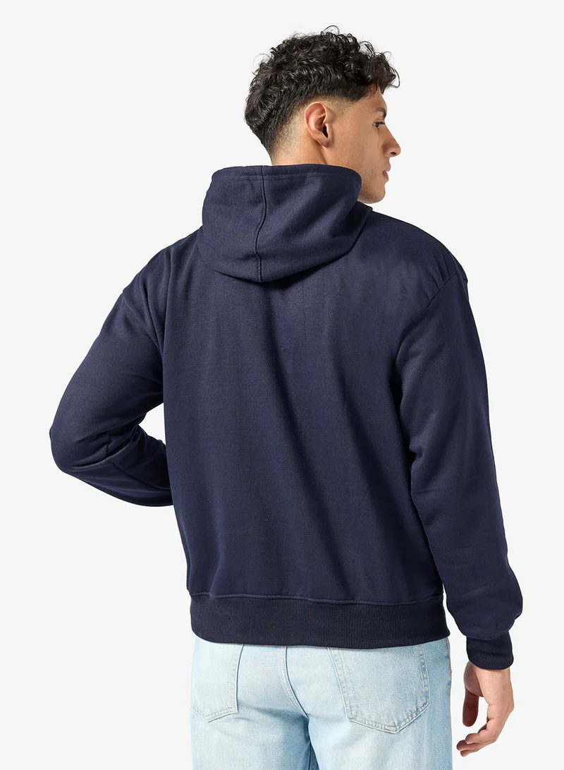 Seventy Five Basics Graphic Print Hoodie