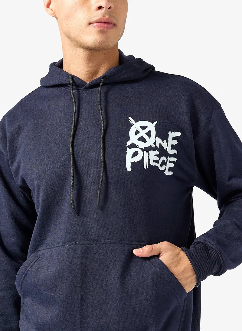 Seventy Five Basics  Graphic Print Hoodie for Men | Best Price UAE