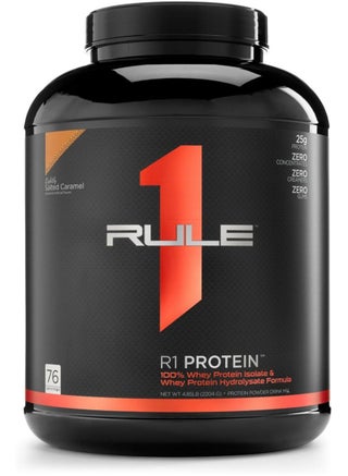 R1 Protein, Lightly Salted Caramel - 5 lbs Powder - 25g Whey Isolate & Hydrolysate + 6g BCAAs - 72 Servings - pzsku/Z8C2DD2FDA6CF5E61145EZ/45/_/1727077878/bc35a0ed-f8a2-4f1a-bf20-401d6f3b5b43