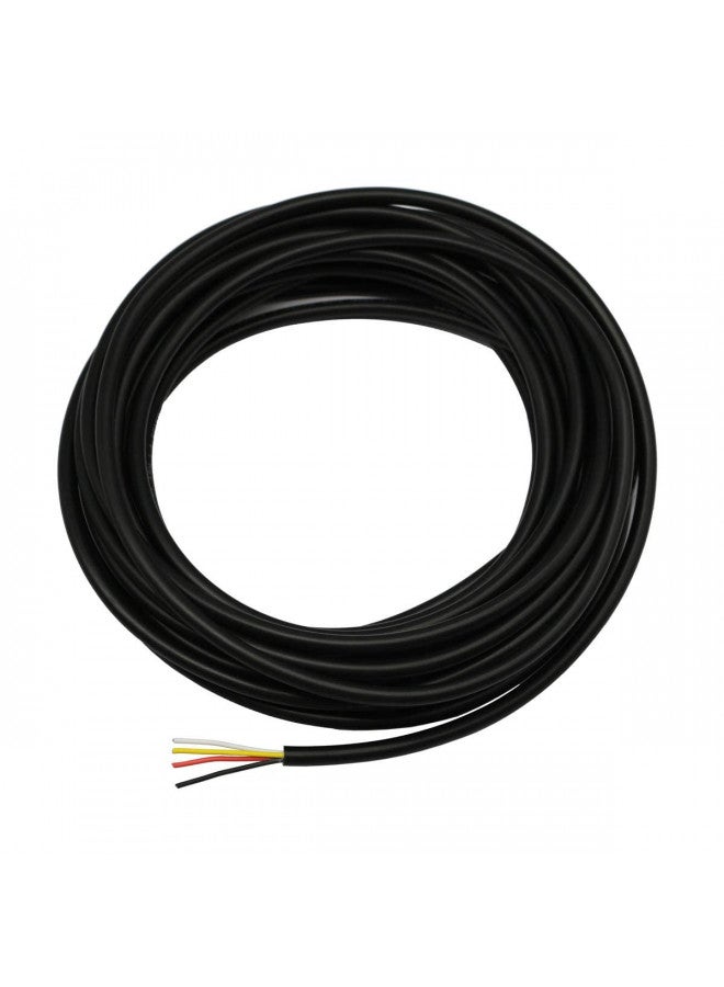 CBAZY 24AWG UL2464 Power Cable Stranded Electrical Wire LED Red & Black & Yellow& White 4 Conductors tinned Copper (2464-24AWG-4C- 25ft) - Image 1