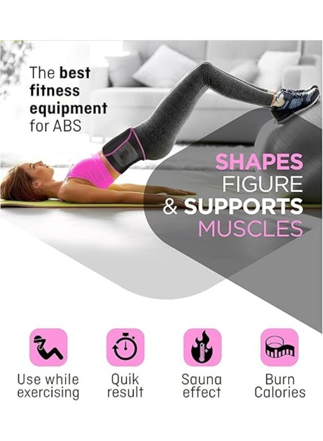 سبورت كيو حزام تخسيس للرجال والنساء من سبورت كيو® مصنوع من النيوبرين عالي الجودة – يساعد على حرق الدهون وزيادة التعرق أثناء التمرين – يمنع تكتل الروائح بعد التمرين البطن والخصر - Image 5