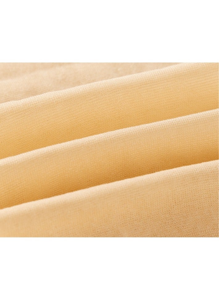 دوجويك جوارب نسائية صيفية على طراز الباليه، جوارب أنبوبية متوسطة الطول، جوارب يابانية من الحرير المنسوج، جوارب فوق الركبة، جوارب رفيعة مرنة شفافة بلون واحد (3 أزواج، متعدد الألوان) - Image 5