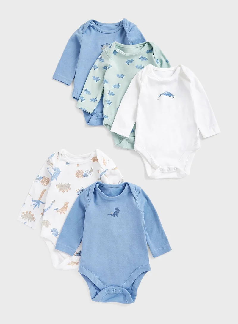 mothercare Infant 5 Pack Assorted Bodysuits