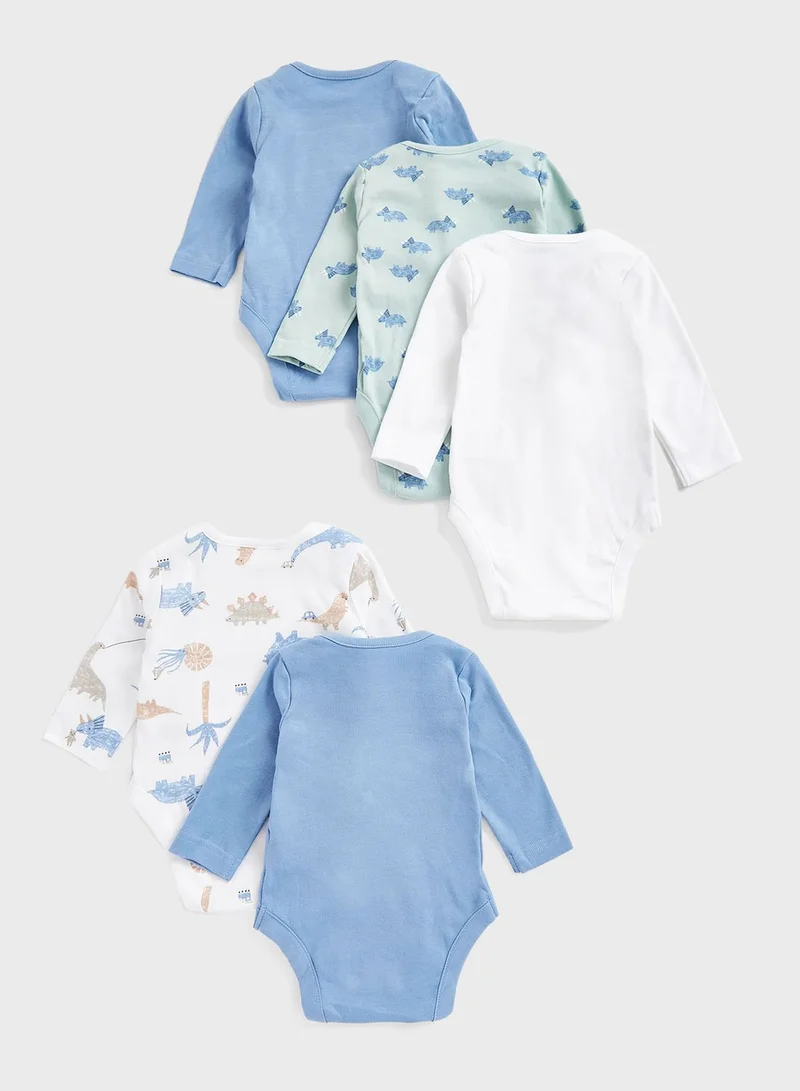 mothercare Infant 5 Pack Assorted Bodysuits