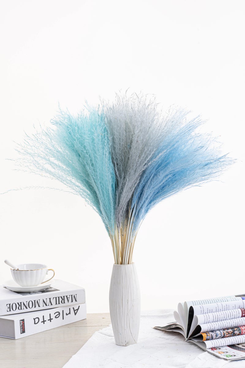 Bluejw Dried Pampas Grass Decor - Fluffy Reed Plumes Small Pampas Grass Decorative Flowers Dried Plants Home Wedding Boho Decor - Image 4