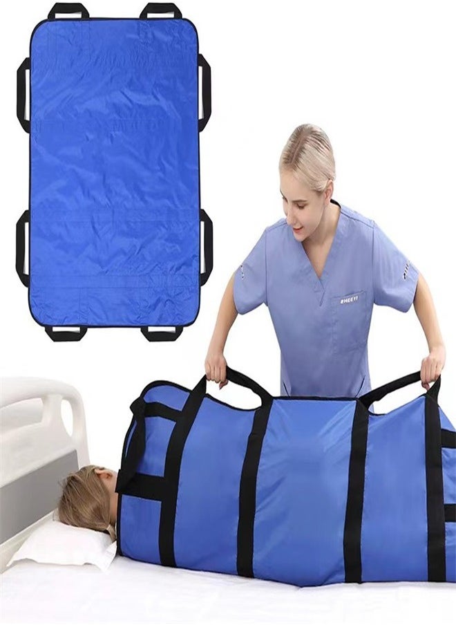 Generic - Positioning Bed Pad with Handles Hospital Sheets Transfer Board Belts Patient Lift Elderly Assistance Incontinence Mattress Sheets for Turning Lifting Repositioning Washable Underpads - Image 1