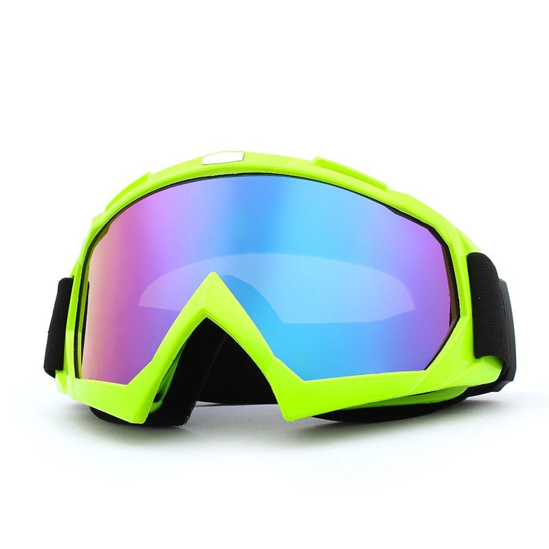 Qi Ta Off-Road Motorcycle Goggles Vintage Harley Riding Glasses for Outdoor Sports Skiing - Image 1