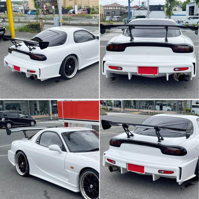 DREAMOTOR 47 Inch Universal Rear Spoiler, Adjustable GT Style Car Rear Trunk Spoiler Wing Compatible with Mazda Miata Chevy Corvette Camaro Nissan Lexus Toyota Honda Civic Ford Mustang Scion - Image 4