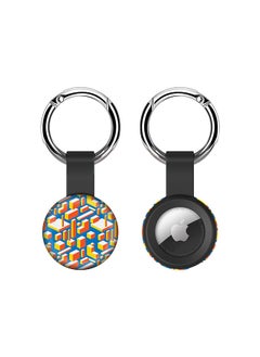 Airtag Case Metal Key Ring with Tough Case for Apple Airtag cover - 3D Geometry