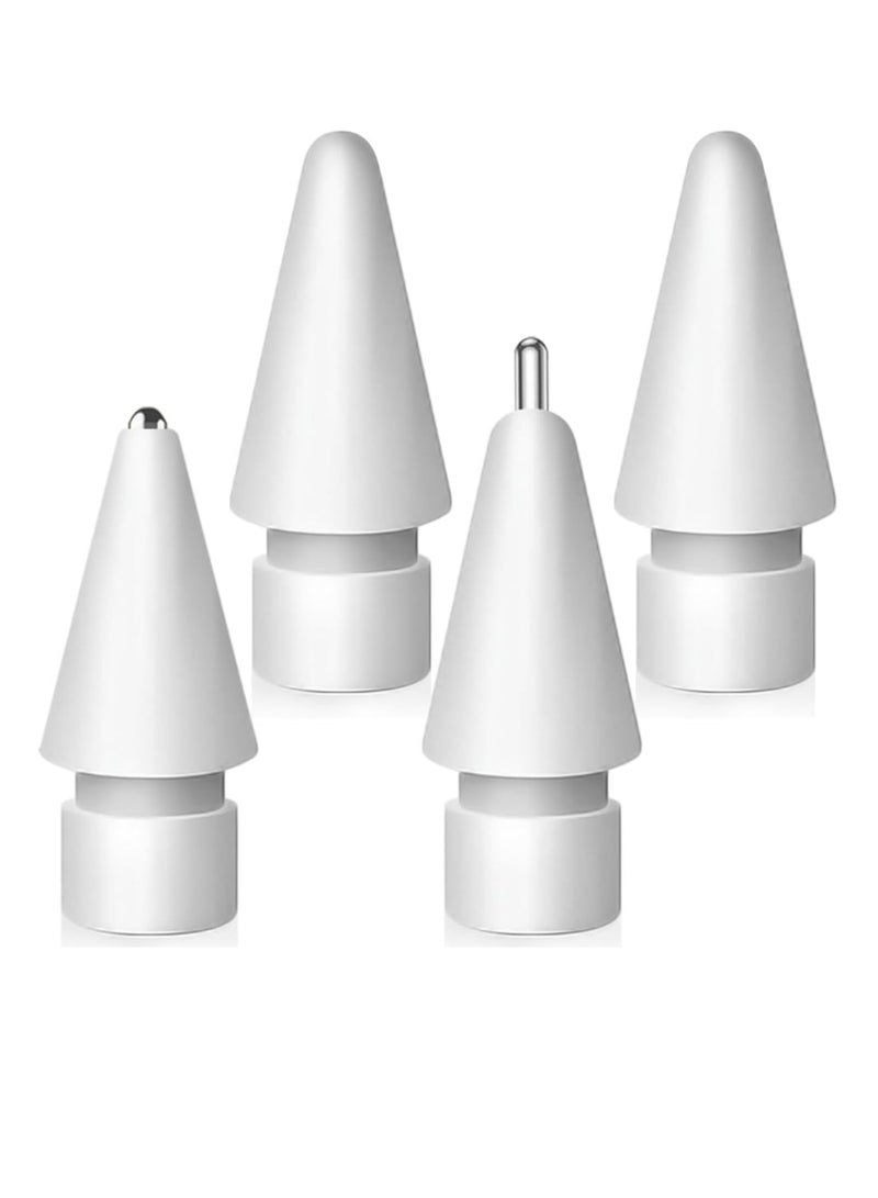 General Upgraded Replacement Tips for Apple Pencil, Mix Metal Tips for Apple Pencil 2nd Generation/ 1st Gen/USB C/Pencil Pro Tips(4 Pack)  - Image 1