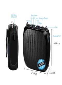 Y&D Wireless Voice Amplifier, Portable Mini Amplifier with Wired Microphone Headset Waistband, Supports MP3 Format Audio for Teachers, Singing, Coaches, Training, Presentation, Tour Guide  - Image 5
