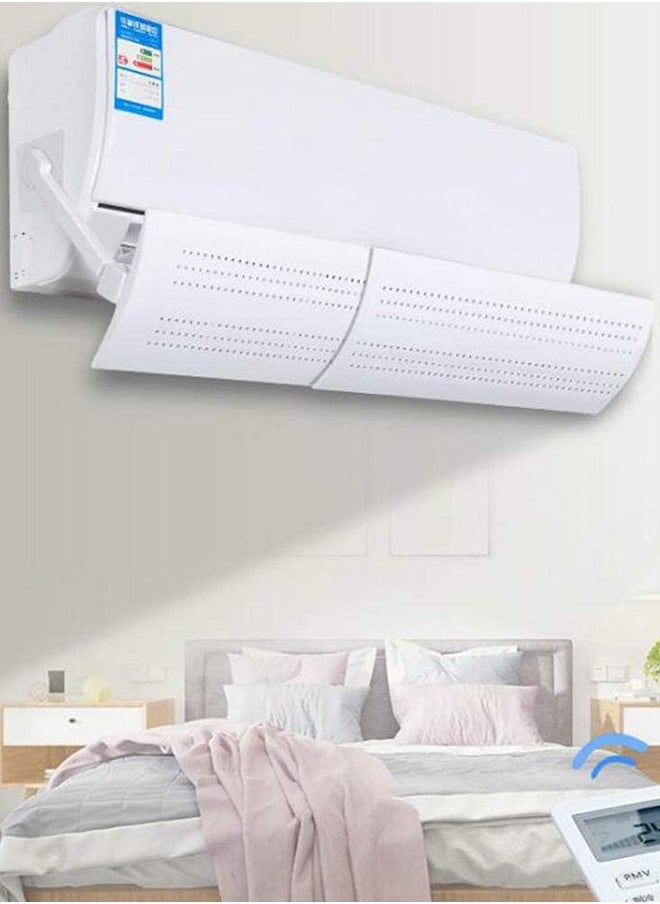 Generic - Adjustable Air Conditioner Wind Deflector Baffle Telescopic Air Conditioner Deflector Confinement Anti Direct Blowing Shield Cold AC Cover Wind Baffle - Image 1