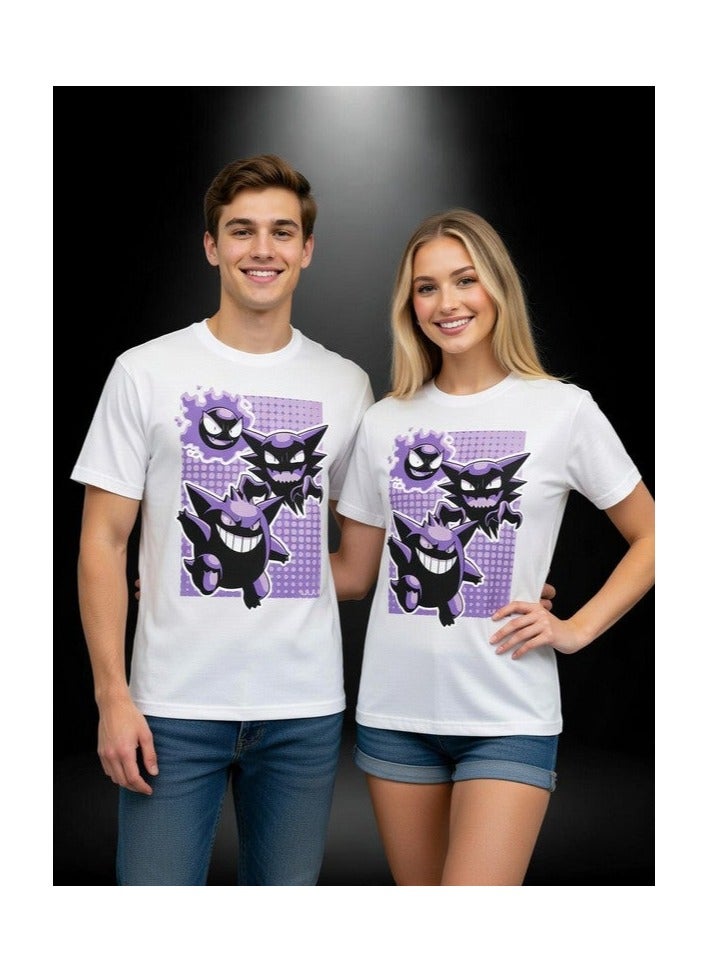 Dirty Lizard White printed t-shirt with Anime image 100% cotton 15 - Image 1