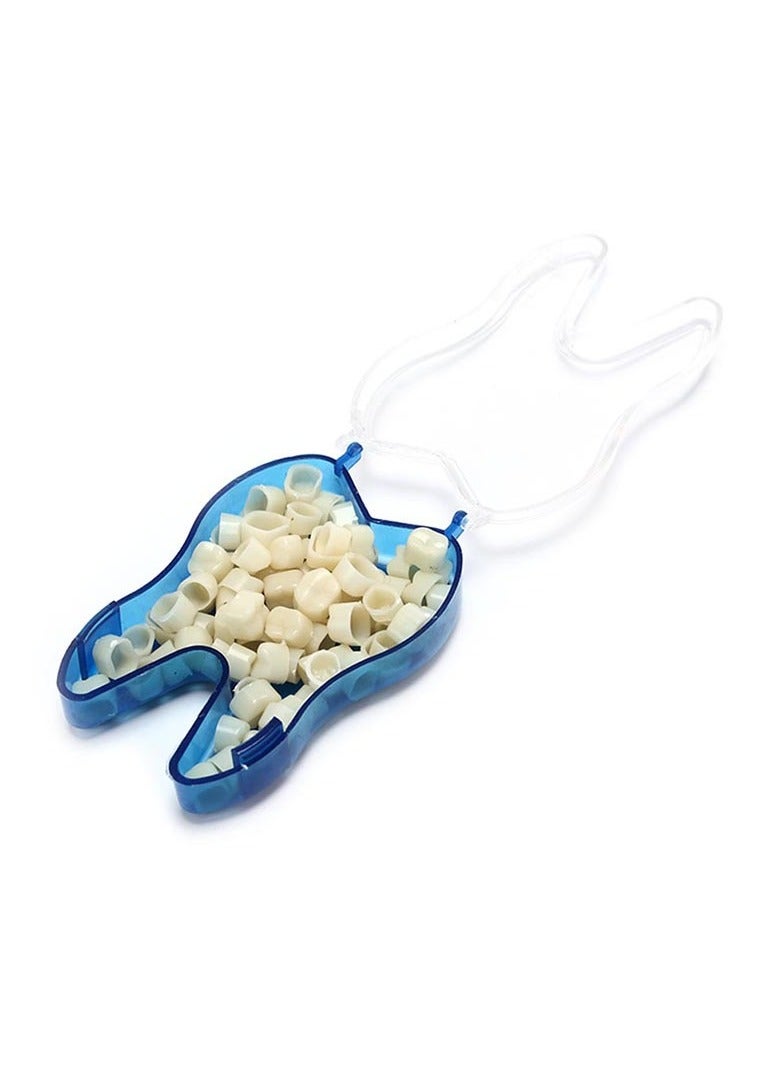 Resin Dental Crowns 50Pcs Temporary False Teeth for Oral Care Comfortable Fit for Patients with Missing Teeth 2 Sizes Available - Image 3