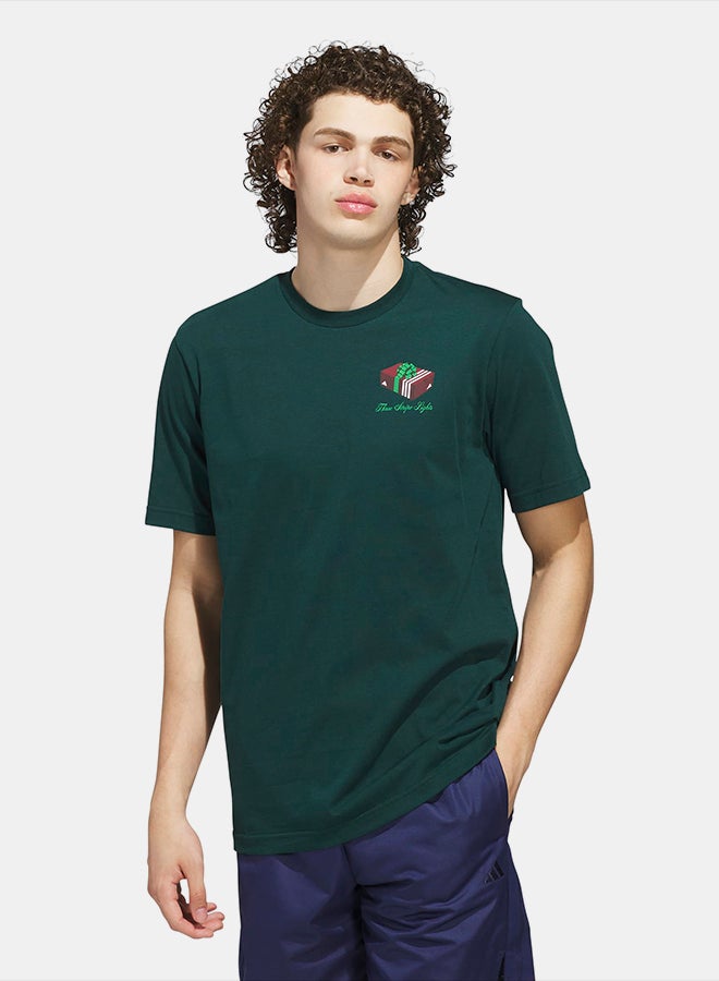 Adidas 3-Stripes Lights Giftbox Graphic T-Shirt - Image 1