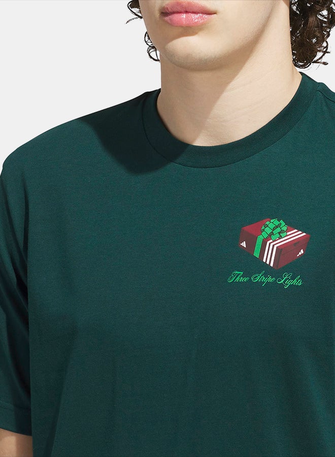 Adidas 3-Stripes Lights Giftbox Graphic T-Shirt - Image 4