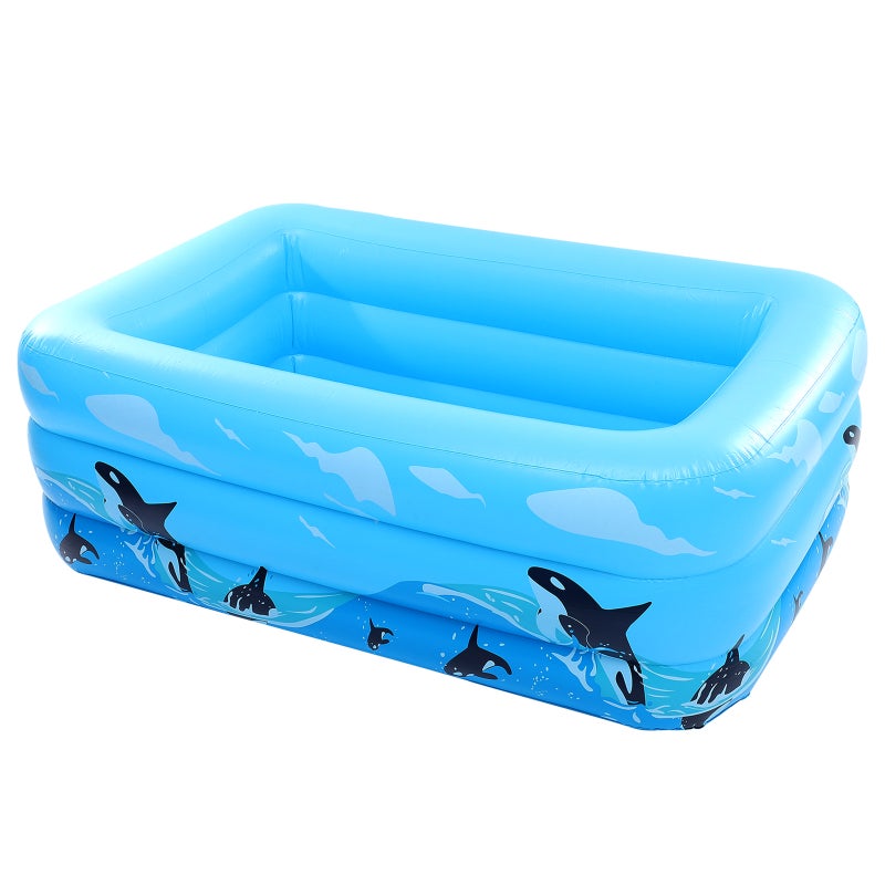 Inflatable Kiddie Pool Inflatable Swimming Pool Water Pool for Fun - Image 1