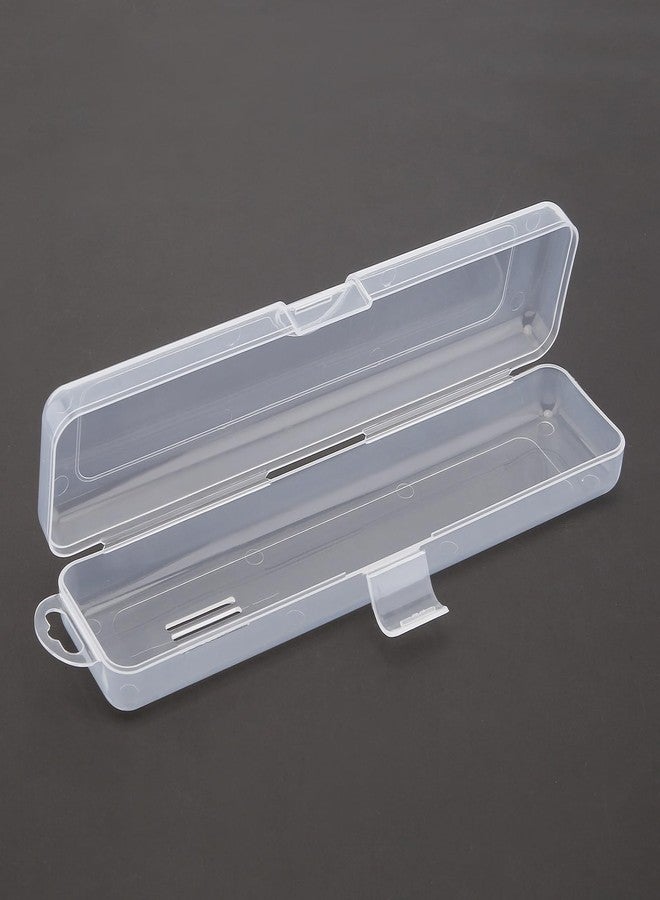 OriGlam Transparent Tableware Storage Case, Portable Flatware Utensil Box, Clear Cutlery Organziers Container for Travel Camping Picnic (7.8 x 1.8 x 1.1 inch) - Image 1