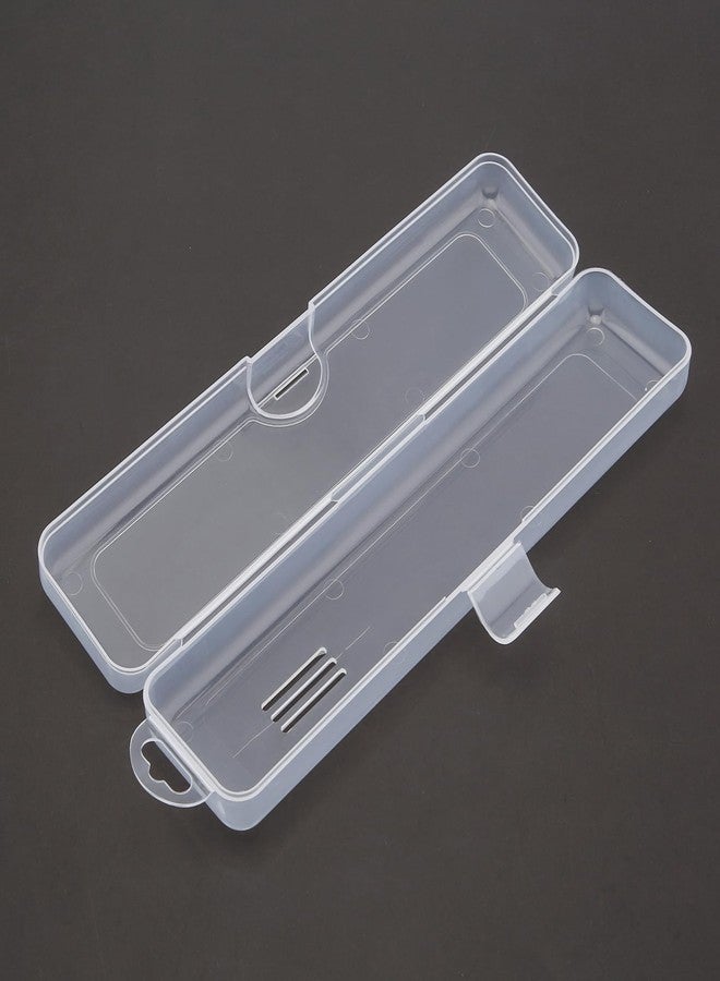 OriGlam Transparent Tableware Storage Case, Portable Flatware Utensil Box, Clear Cutlery Organziers Container for Travel Camping Picnic (7.8 x 1.8 x 1.1 inch) - Image 2