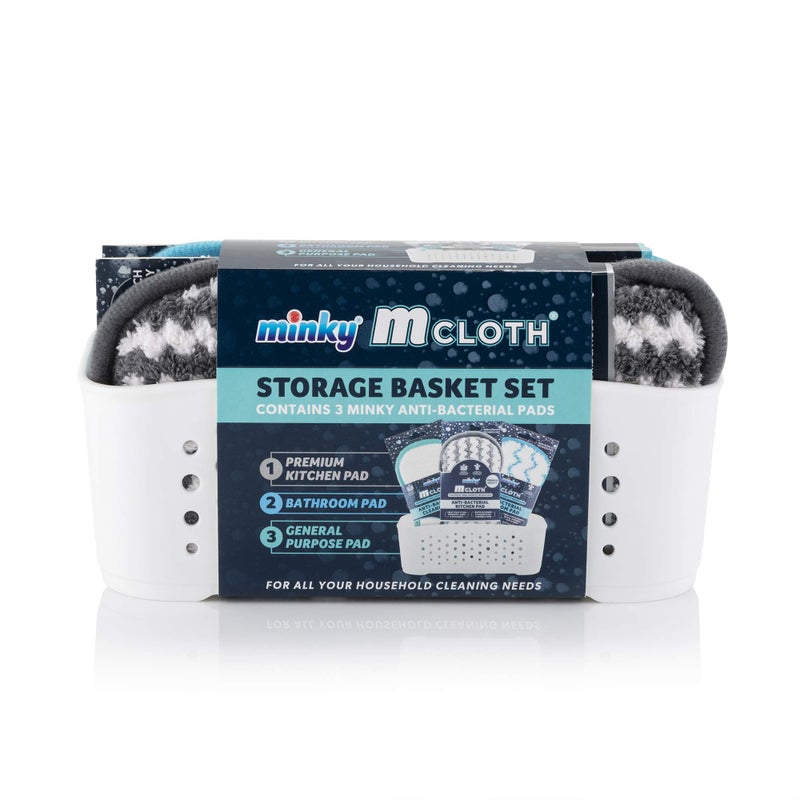 Minky M Cloth Storage Basket Set Assorted color