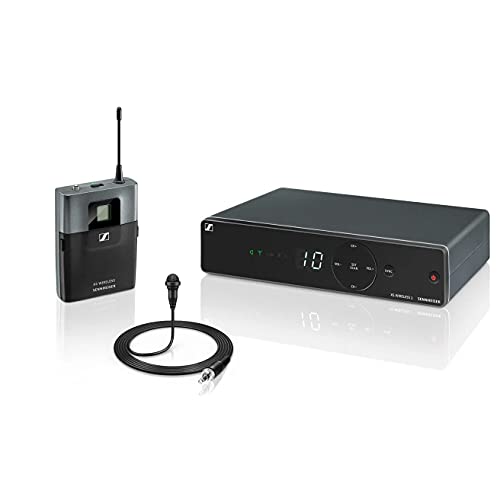 Sennheiser XSW 1-ME2-A Wireless Lavalier Microphone System | Omnidirectional ME 2 Clip-On Mic| Up to 10 Compatible Channels | Ideal for Presenters, Interviews, Conferences & Live Events - Image 1