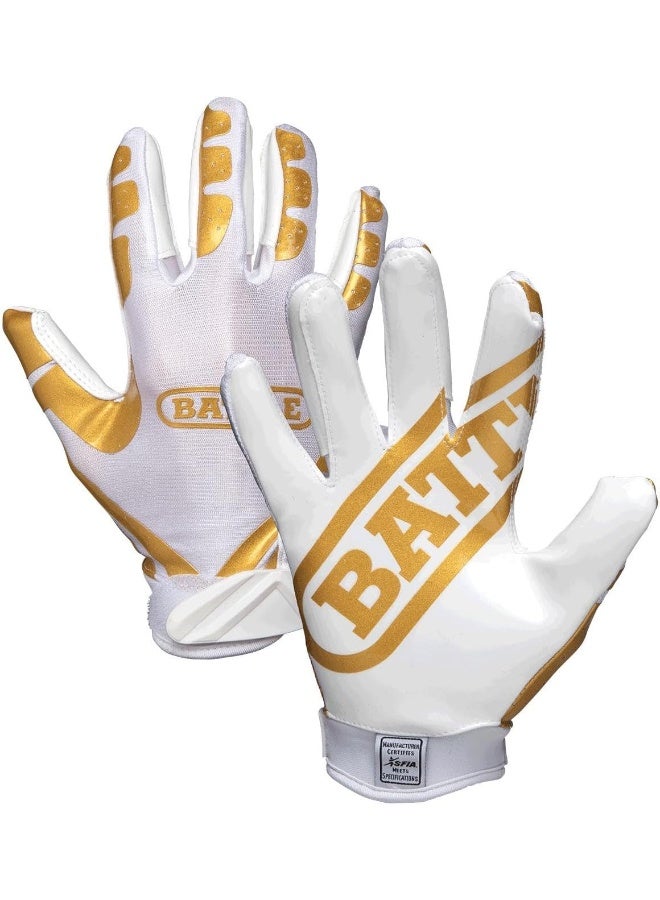 Battle Ultra-Stick Football Gloves – Ultra-Tack Sticky Palm Receivers Gloves – Pro-Style Receiver Gloves for Youth - Image 2
